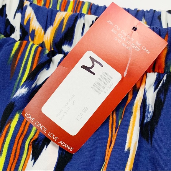 NWT Tribal Print High Waisted Shorts - Picture 3 of 4